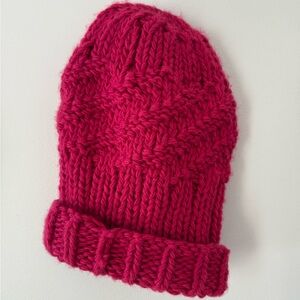 Eugenia Kim Knit Slouch Beanie in Hot Pink